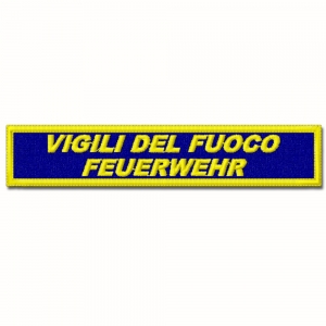 PATCH RICAMATA VIGILI DEL FUOCO-FEUERWEHR