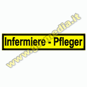 PATCH RICAMATA 24X5 INFERMIERE - PFLEGER
