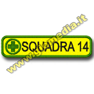 PATCH CROCE VERDE PADOVA AUTISTA SOCCORRITORE