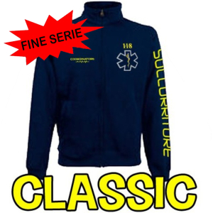 Felpa Blue Notte - Zip - Personalizzabile 