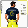T-SHIRT DA SOCCORSO UNISEX BLU NAVY