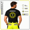 T-SHIRT DA SOCCORSO UNISEX NERA