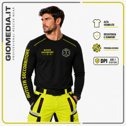 T-SHIRT DA SOCCORSO UNISEX TEAM LEADER MANICA LUNGA