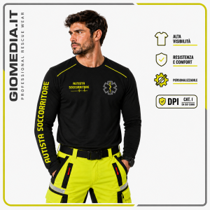 T-Shirt Team Leader Manica Lunga per Soccorritori | GioMedia