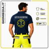 Polo Unisex per Soccorritori in Cotone Blu Navy | GioMedia