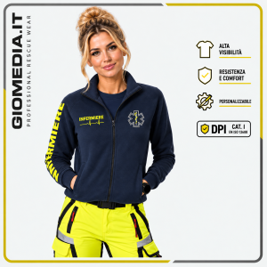 FELPA DA SOCCORSO ECO-CLASSIC DONNA PERSONALIZZABILE