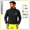 Giubbino softshell da soccorso personalizzato – vista frontale