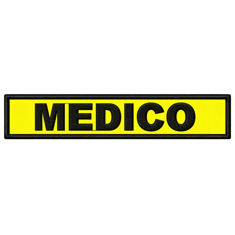 PATCH RICAMATA MEDICO 24X5