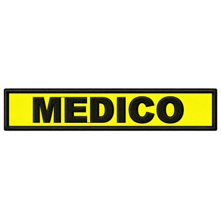 PATCH RICAMATA MEDICO 24X5