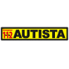 PATCH RICAMATA 24X5 112 AUTISTA CON VELCRO UNCINO