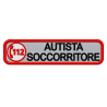 PATCH RICAMATA CM 10X2,5 112 AUTISTA SOCCORRITORE REFLEX