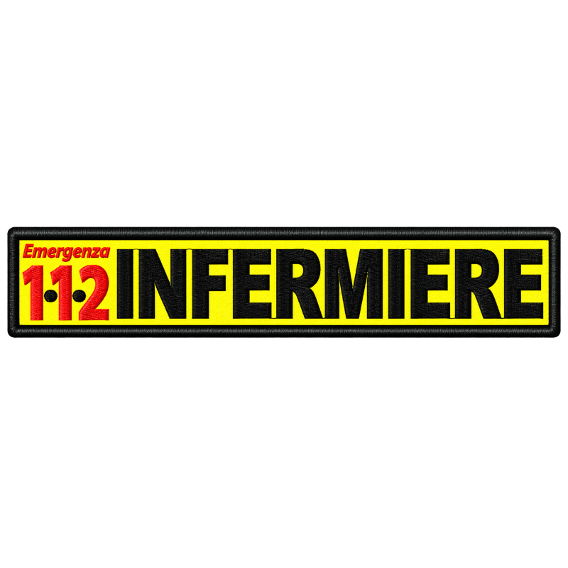 PATCH RICAMATA 24X5 112 INFERMIERE