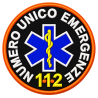PATCH 112 DIAM 7 CM NUMERO UNICO EMERGENZE