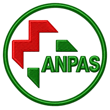 Patch Ricamata Anpas Con Velcro