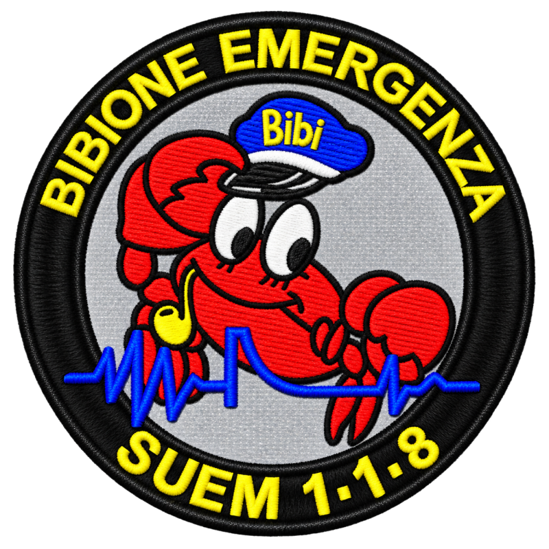 PATCH RICAMATA BIBIONE EMERGENZA