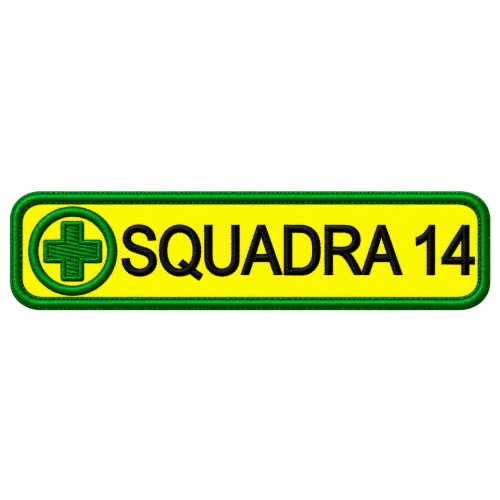 PATCH CROCE VERDE PADOVA AUTISTA SOCCORRITORE