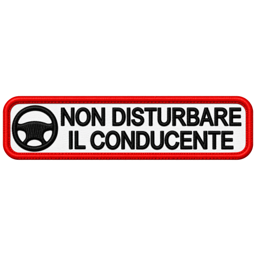 PATCH NON DISTURBARE IL CONDUCENTE