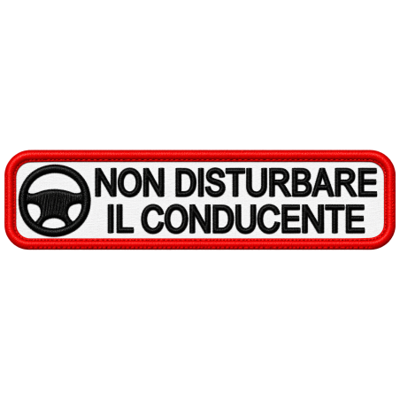 PATCH NON DISTURBARE IL CONDUCENTE