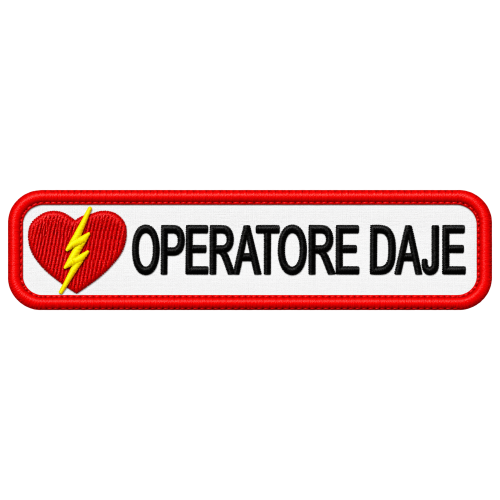 PATCH OPERATORE DAJE