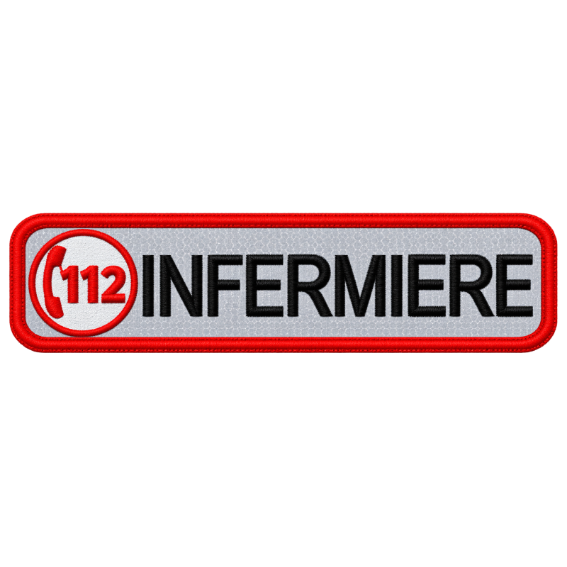 PATCH RICAMATA 10X2,5 112 INFERMIERE RIFRANGENTE