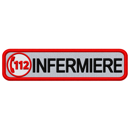 PATCH RICAMATA 10X2,5 112 INFERMIERE RIFRANGENTE