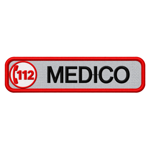 PATCH RICAMATA 10X2,5 112 MEDICO RIFRANGENTE