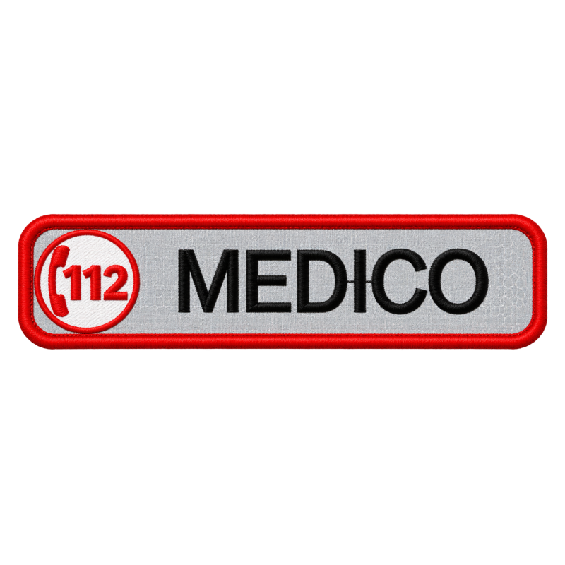 PATCH RICAMATA 10X2,5 112 MEDICO RIFRANGENTE