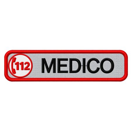 PATCH RICAMATA 10X2,5 112 MEDICO RIFRANGENTE