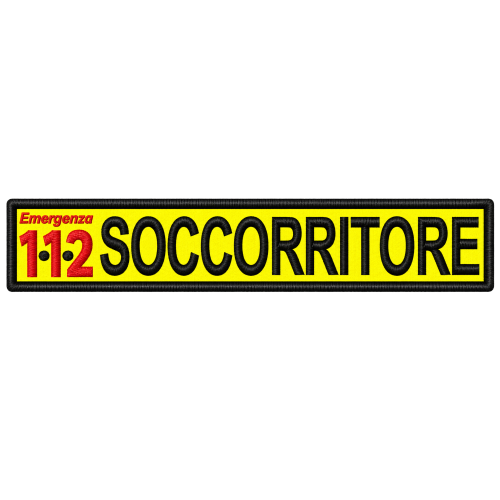 PATCH RICAMATA 24X5 112 SOCCORRITORE