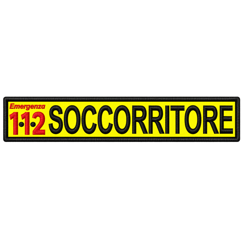PATCH RICAMATA 24X5 112 SOCCORRITORE