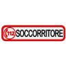 PATCH RICAMATA CM 10X2,5 112 SOCCORRITORE BIANCO