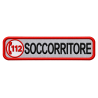 PATCH RICAMATA CM 10X2,5 112 SOCCORRITORE RIFRANGENTE