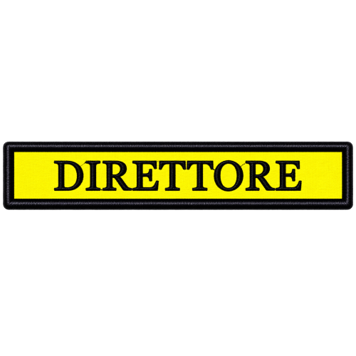 PATCH RICAMATA 12X2.5 DIRETTORE