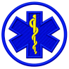 PATCH RICAMATA DIAM. CM. 7 STAR OF LIFE
