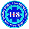 PATCH RICAMATA DIAM. CM. 20 118 SUEM VENETO AZZURRO