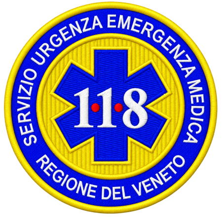PATCH RICAMATA DIAM. CM. 20 118 SUEM VENETO AZIENDALE