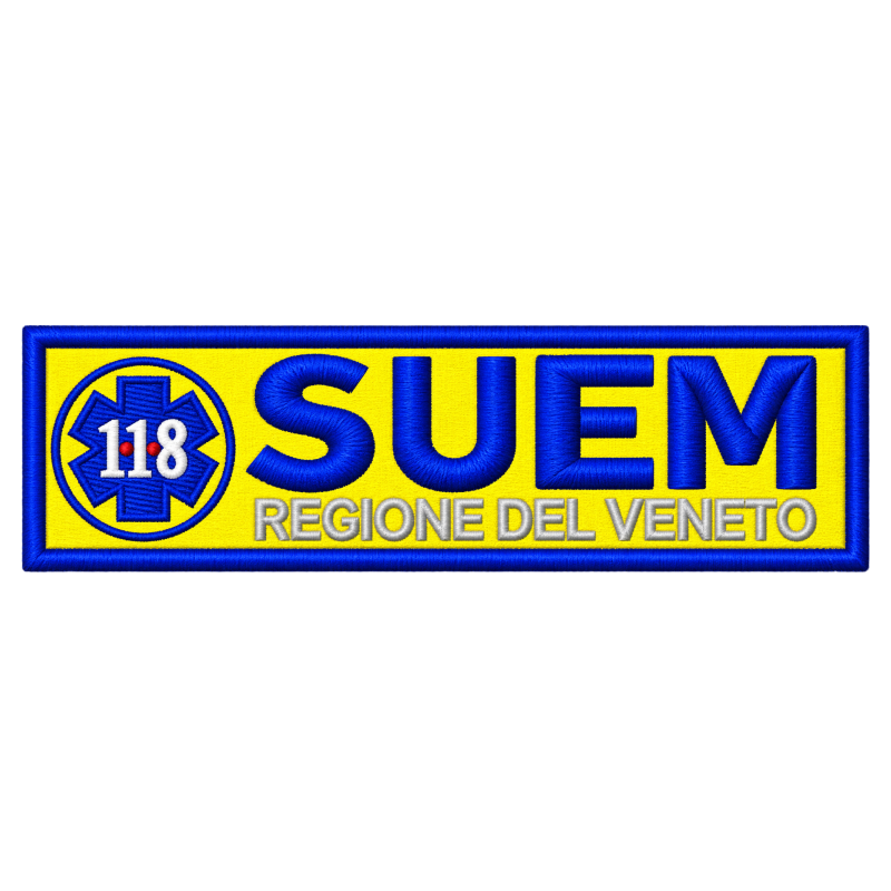 PATCH RICAMATA CM 12X3,5 118 SUEM VENETO AZIENDALE