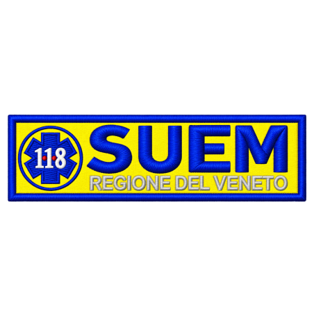 PATCH RICAMATA CM 12X3,5 118 SUEM VENETO AZIENDALE