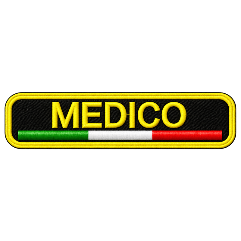 PATCH RICAMATA CM 10X2,5 MEDICO-ITALIA
