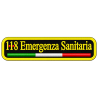 PATCH RICAMATA CM 10Z2,5 118 EMERGENZA SANITARIA - ITALIA