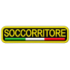 PATCH RICAMATA CM 10X2,5 SOCCORRITORE - ITALIA