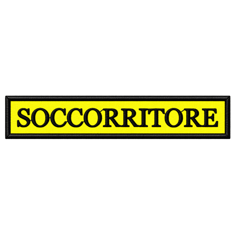 Qualifica Ricamo 12X2.5 Soccorritore