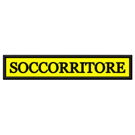 Qualifica Ricamo 12X2.5 Soccorritore