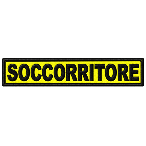 Qualifica Ricamo 24X5 Soccorritore