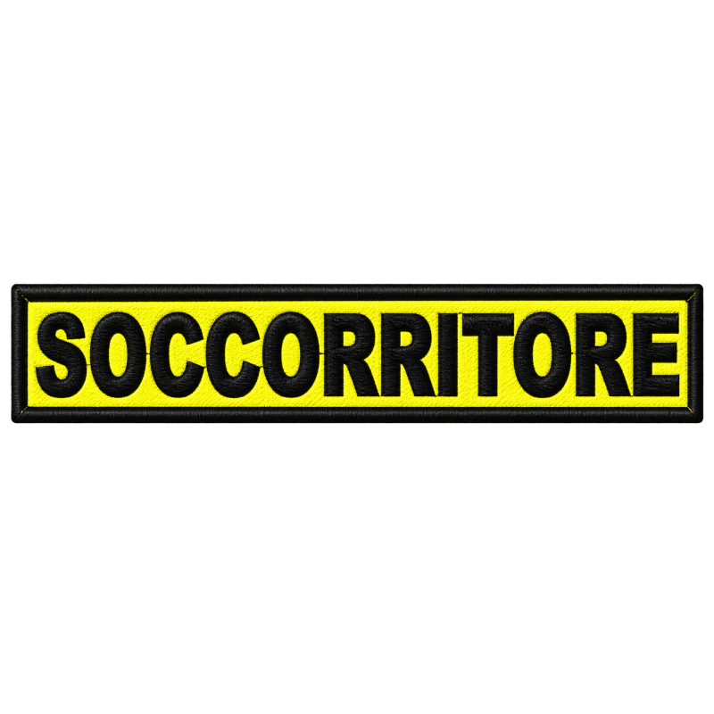 Qualifica Ricamo 24X5 Soccorritore