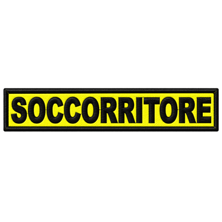 Qualifica Ricamo 24X5 Soccorritore