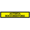 PATCH RICAMATA CM 12,5X2,5 AUTISTA SOCCORRITORE