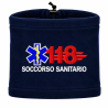 Scaldacollo in Pile 118 Soccorso Sanitario Ricamato