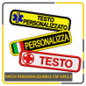 Patch ricamata personalizzata 10×2,5 cm GABRI