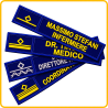 Patch ricamata personalizzabile 12,5×2,5 cm con grado operatore